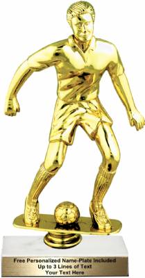 9 3/4" Male Soccer Trophy Kit