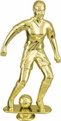 9" Female Soccer Gold Trophy Figure