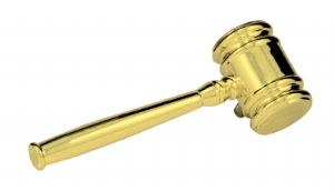 5" Plastic Gavel Plaque Mount