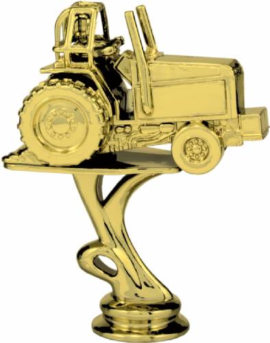 4 3/4" Power Tractor Gold Trophy Figure