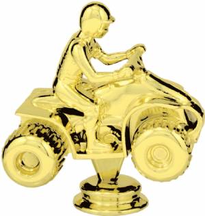 4" ATV Gold Trophy Figure