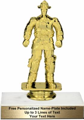 5 3/4" Fireman Trophy Kit