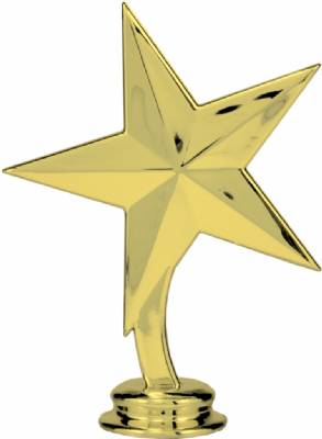 4 3/4" Star Gold Trophy Figure