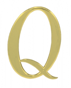 3" Plastic "Q" Quality Plaque Mount