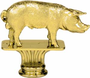 3" Hog Gold Trophy Figure