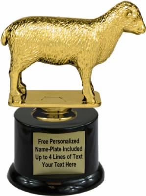 5" Sheep Trophy Kit with Pedestal Base