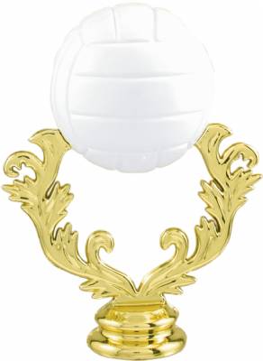 5" Color Volleyball Gold Trophy Figure