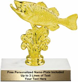4 3/4" Bass Fishing Trophy Kit