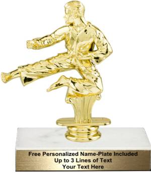 5" Male Karate Trophy Kit