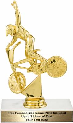 7" BMX Rider Trophy Kit