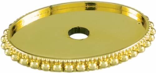 2" x 3" Gold Oval Column Lid