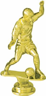 5" Male Soccer Gold Trophy Figure