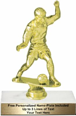 6 3/4" Male Soccer Trophy Kit