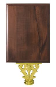 4 1/2"  Plaque Riser / Holder Gold Trophy Figure #2