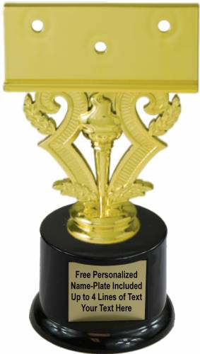 6 1/2" Plaque Riser / Holder Trophy Kit with Pedestal Base