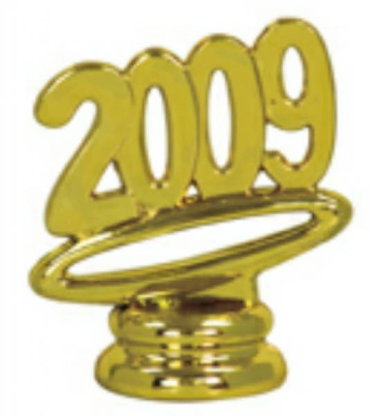 2" 2009 Year Date Trophy Trim Piece