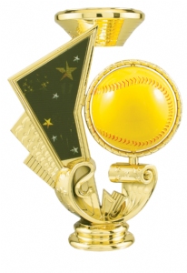 5" Softball Spinning Trophy Riser