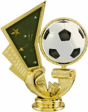 4 1/2" Soccer Spinning Gold Trophy Figure