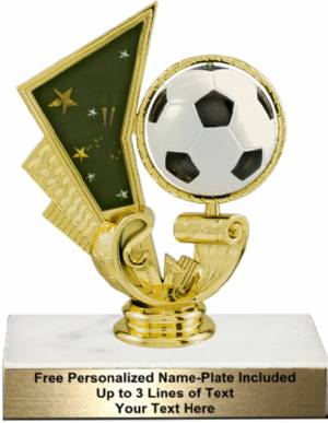 5 1/4" Soccer Spinning Trophy Kit