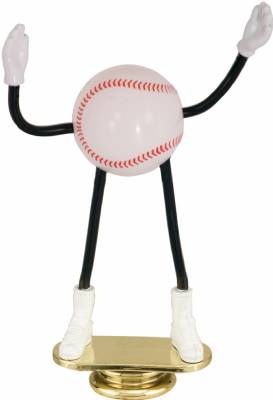 5" Trophy Dude Bendable Baseball Trophy Figure