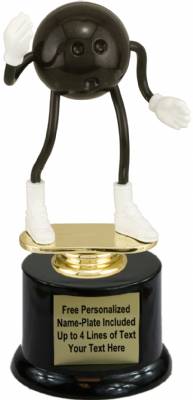 7" Trophy Dude Bendable Bowling Trophy Kit with Pedestal Base