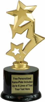 7" Star Trophy Kit with Pedestal Base