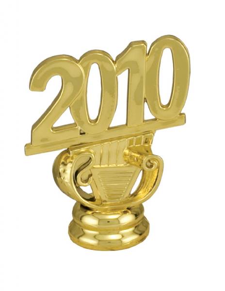 2" 2010 Year Date Trophy Trim Piece