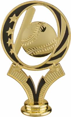 5" Baseball MidNite Star Gold Trophy Figure