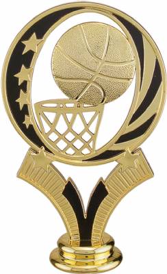 Gold 5" Basketball MidNite Star Trophy Figure