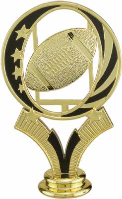 Gold 5" Football MidNite Star Trophy Figure