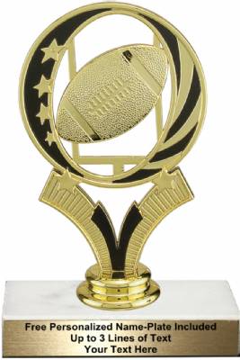 5 3/4" Football MidNite Star Trophy Kit