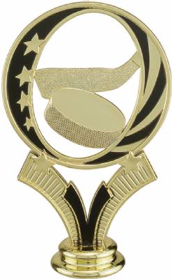 Gold 5" Hockey MidNite Star Trophy Figure