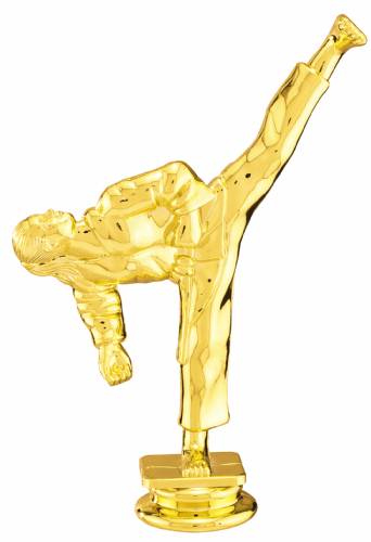 6" Female Taekwondo Gold Figure