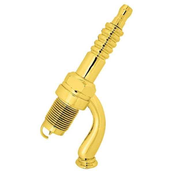 10" Gold Spark Plug Trophy Figure