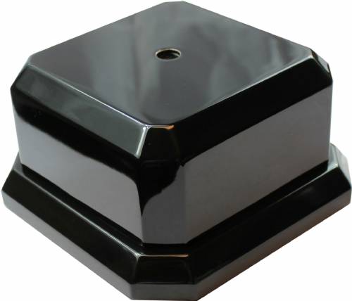 Black Royal Piano Finish Trophy Base 2 1/2" H x 5" W