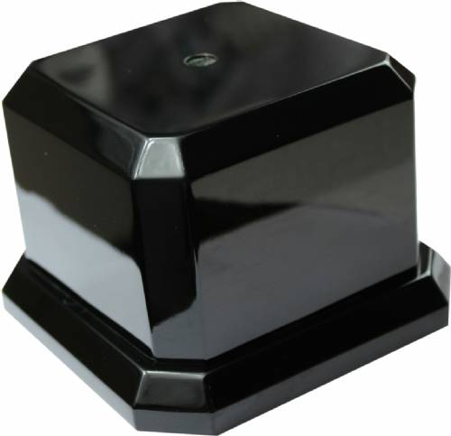 Black Royal Piano Finish Trophy Base 3 1/2" H x 5" W