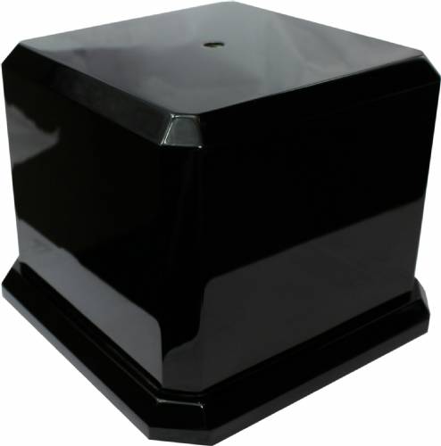 Black Royal Piano Finish Trophy Base 5 1/2" H x 7" W