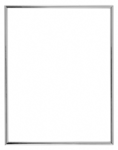 Silver 8 1/2" x 11" Self Adhesive Slide In Photo Holder Frame