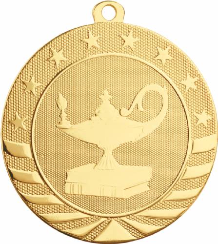 2" Lamp of Knowledge Starbrite Series Medal #2