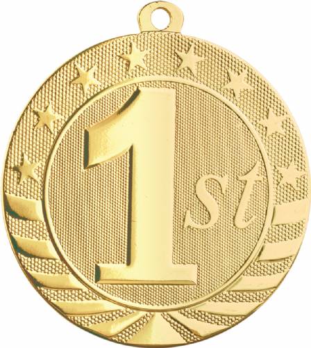 2" Gold 1st Place Starbrite Series Medal