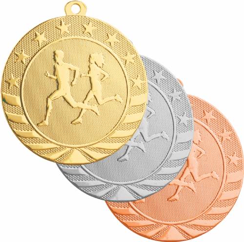 2 3/4" Cross Country Starbrite Series Medal