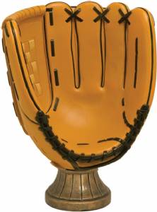 5" Color Baseball Glove Resin