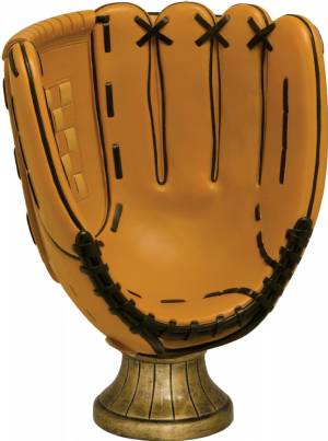 10 3/4" Color Baseball Glove Resin