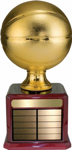 17 1/2" Gold Metalized Fantasy Basketball Resin Trophy Kit