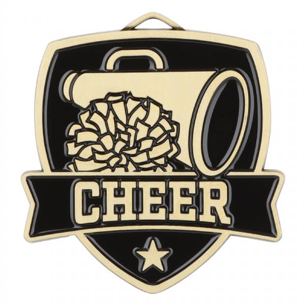2 1/2" Cheer Shield Series Award Medal #2