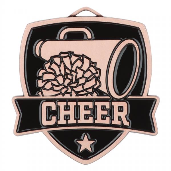 2 1/2" Cheer Shield Series Award Medal #4