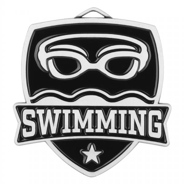 2 1/2" Swimming Shield Series Award Medal #3