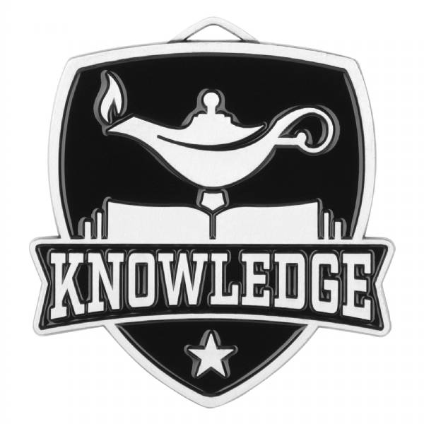 2 1/2" Knowledge Shield Series Award Medal #3