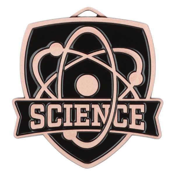 2 1/2" Science Shield Series Award Medal #4