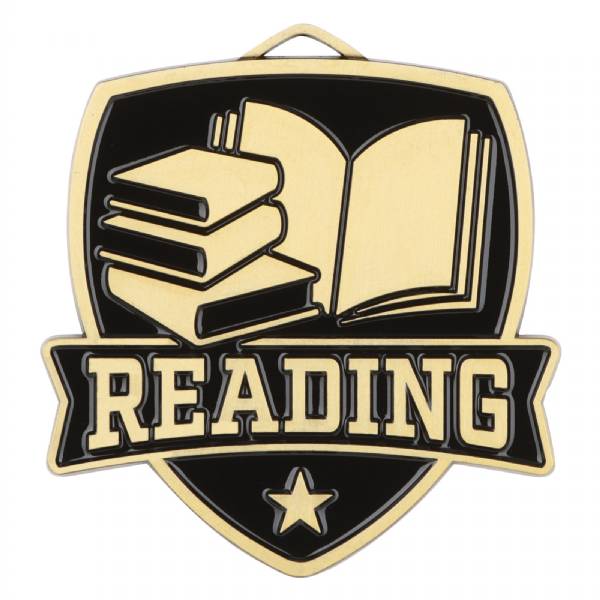 2 1/2" Reading Shield Series Award Medal #2